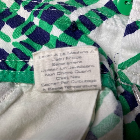 Anthropologie Womens hei hei Shorts Size 0 Multicolor Green White Geometric - Picture 14 of 16